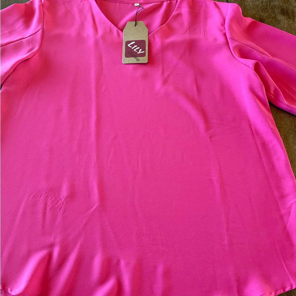 3/4 Sleeve Blouse; Women’s Large